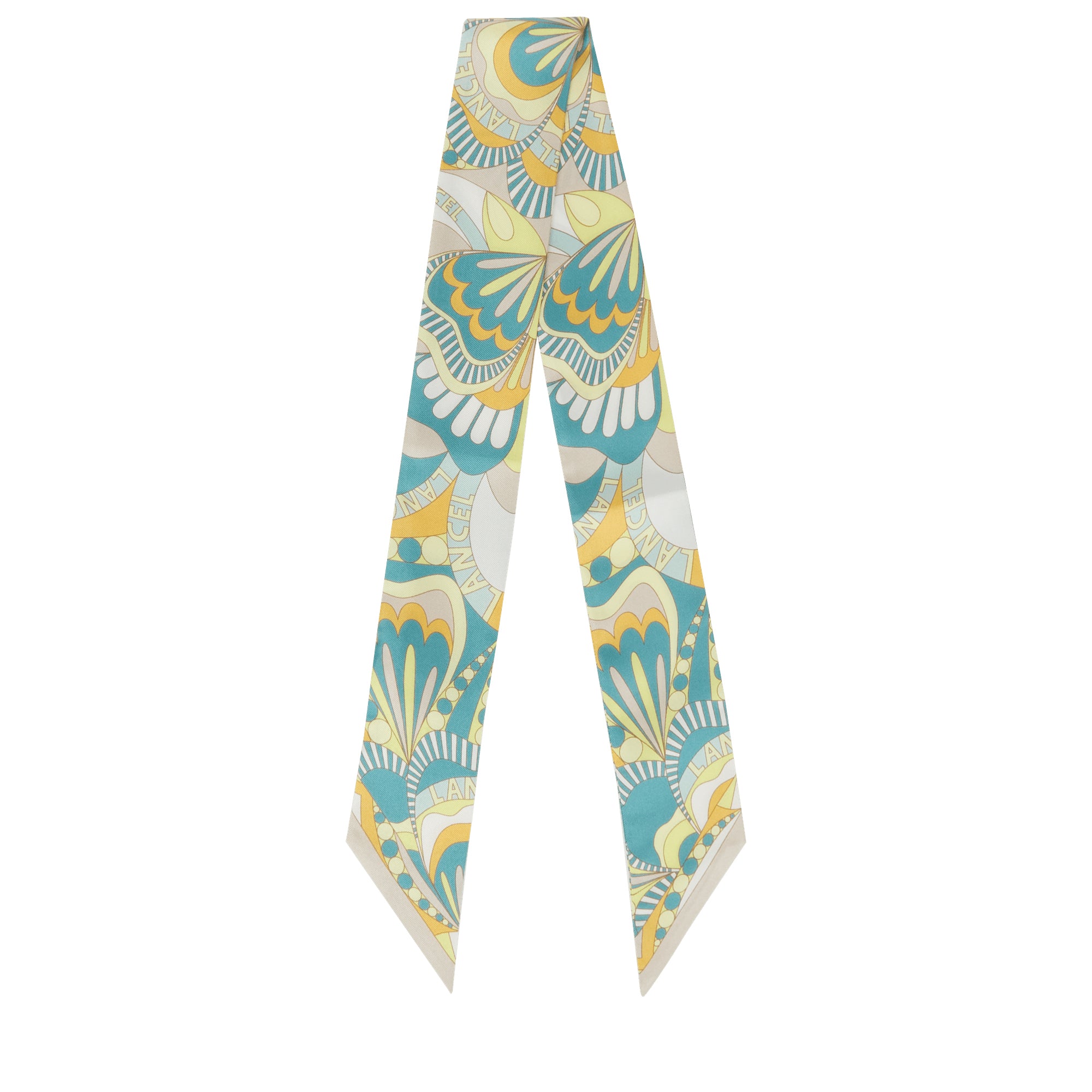 Bandeau à motif floral en soie - Multico Dune