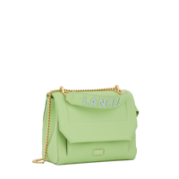 Sac rabat Ninon S en cuir grainé - Pomme & Azur