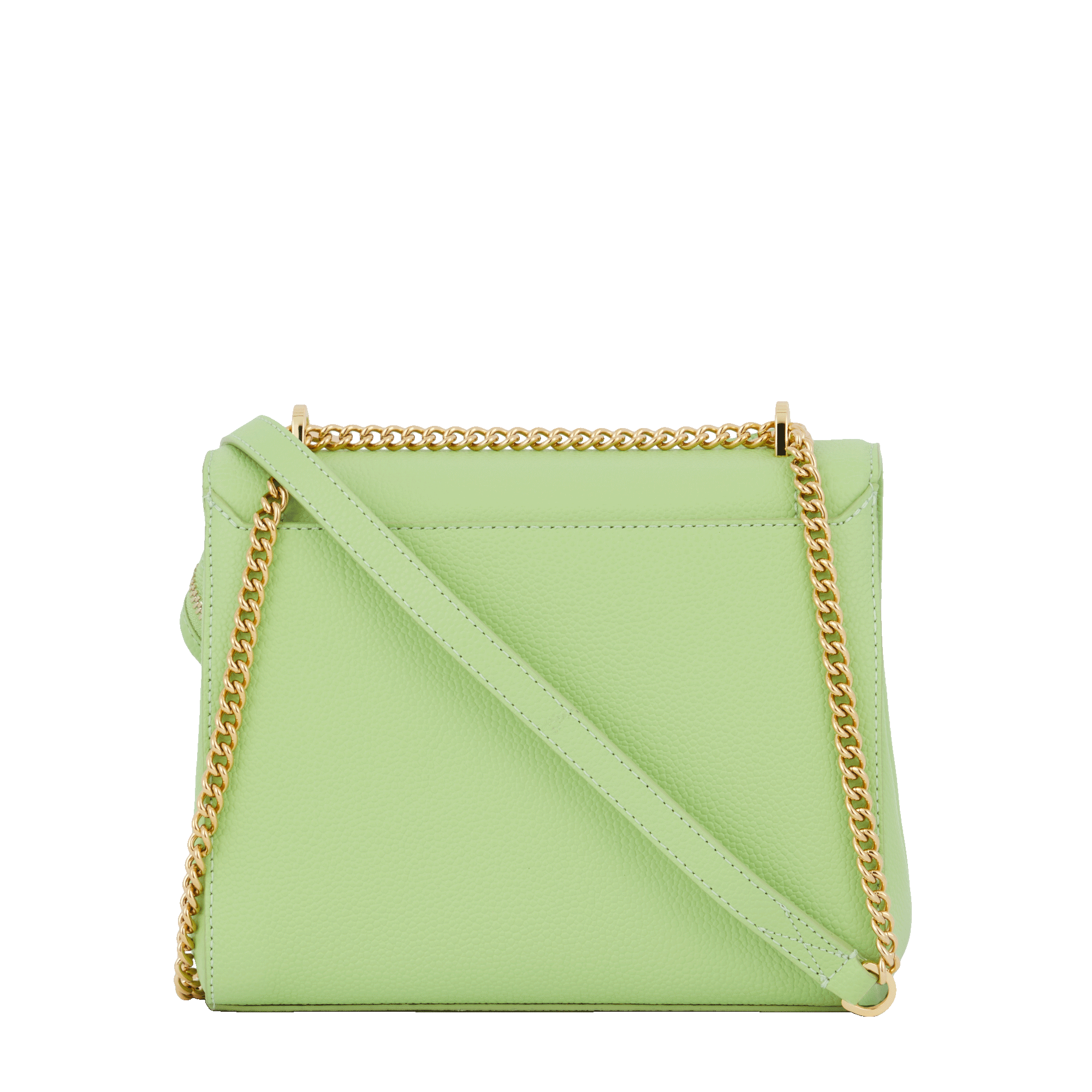 Sac rabat M Ninon en cuir grainé - Pomme & Azur