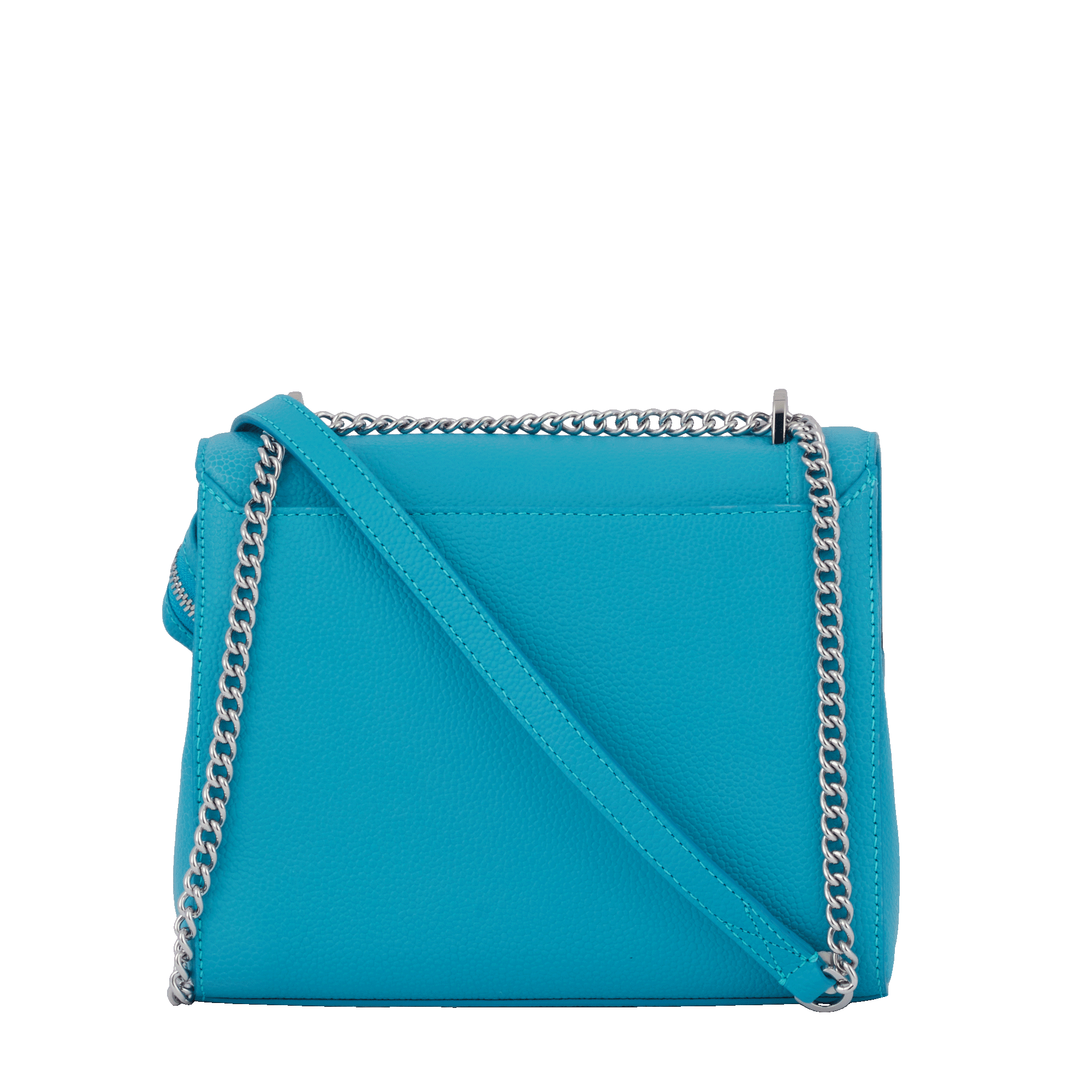 Sac rabat M Ninon en cuir grainé - Ocean & Pomme