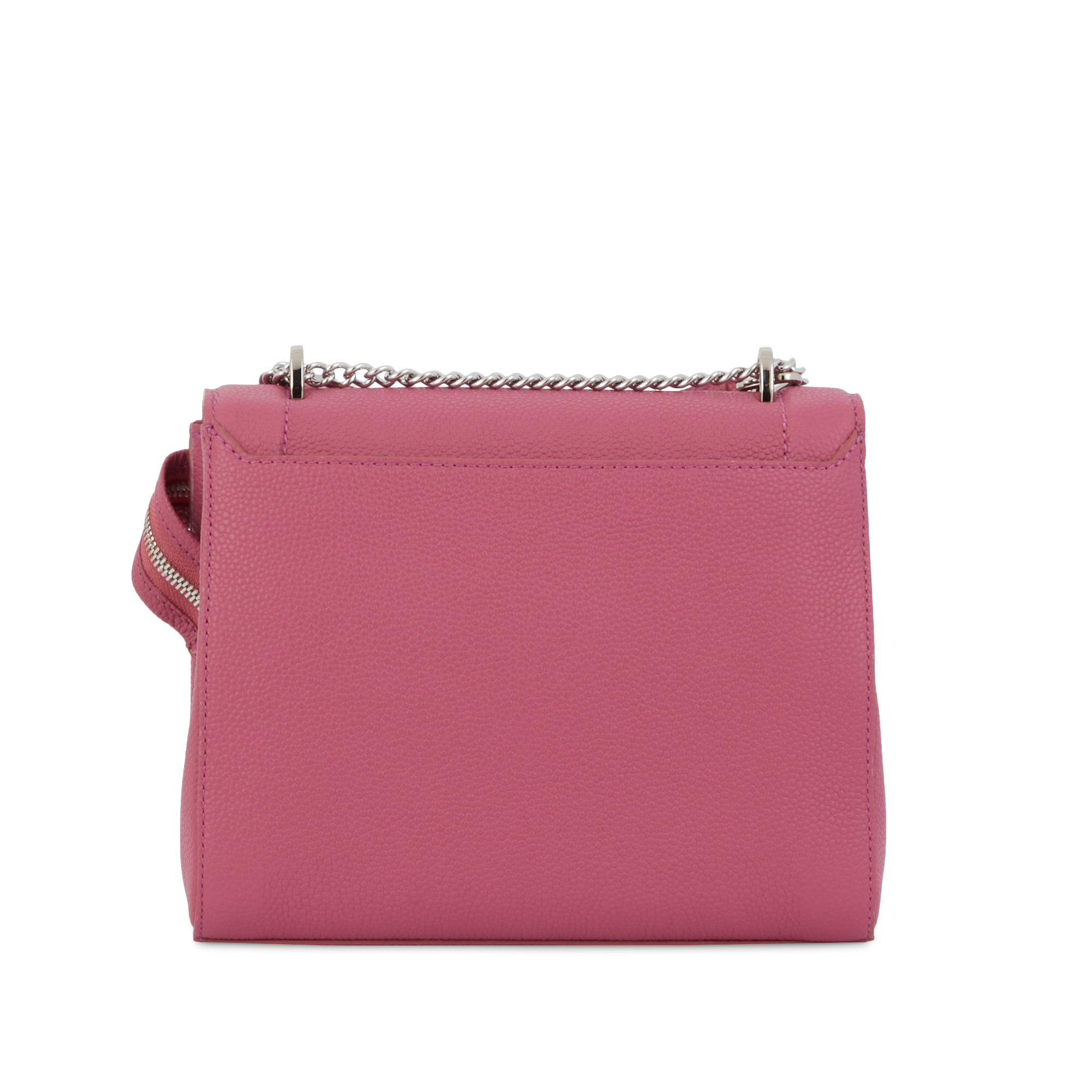 Sac rabat M Ninon en cuir grainé - Cerise & Citrouille