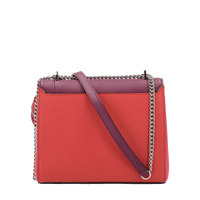 Sac rabat M Ninon en cuir grainé - Card & Flaming