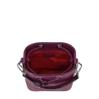 Mini sac seau Ninon en cuir grainé - Card & Flaming