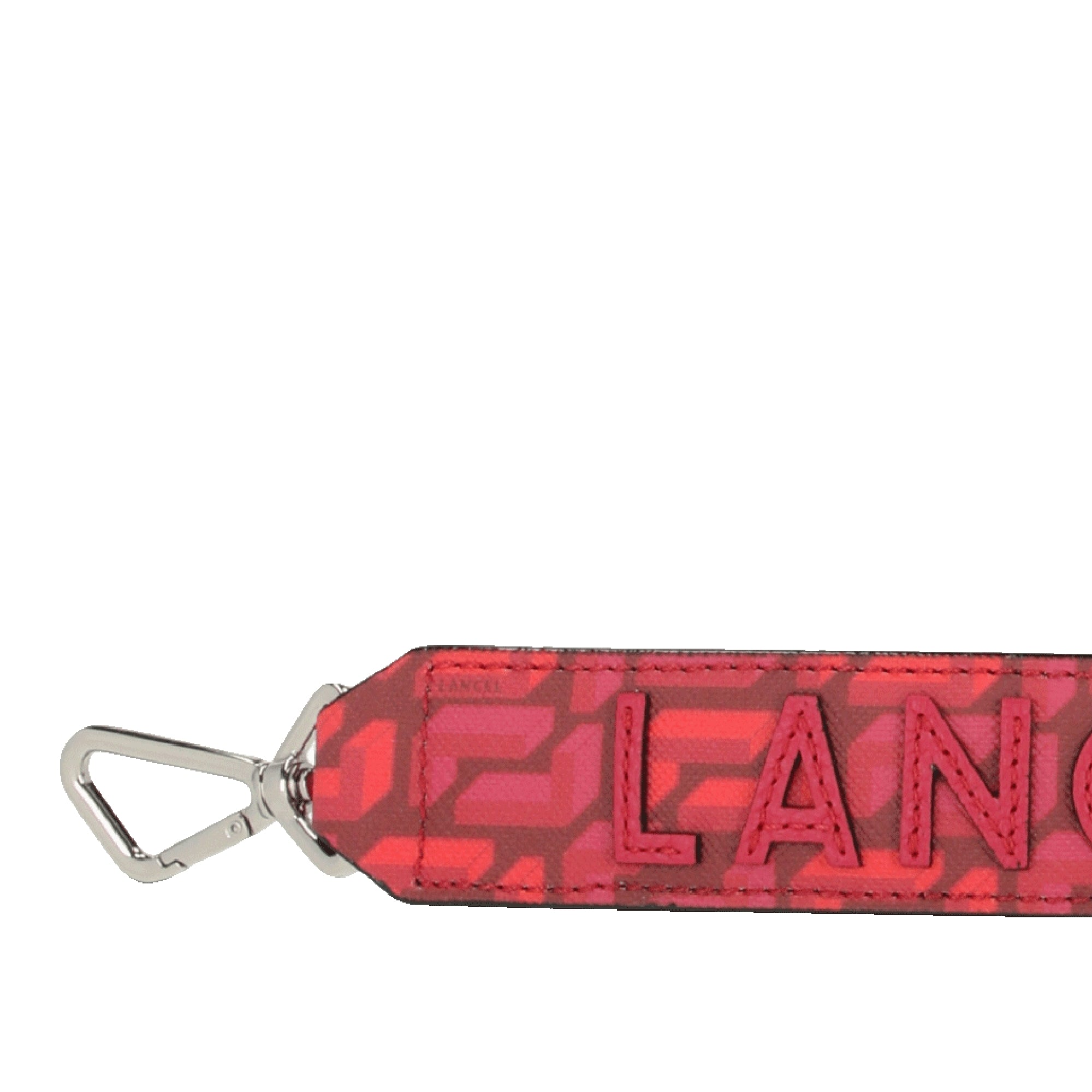 Lanière de sac amovible Lancelgram en cuir - Multicolore rouge