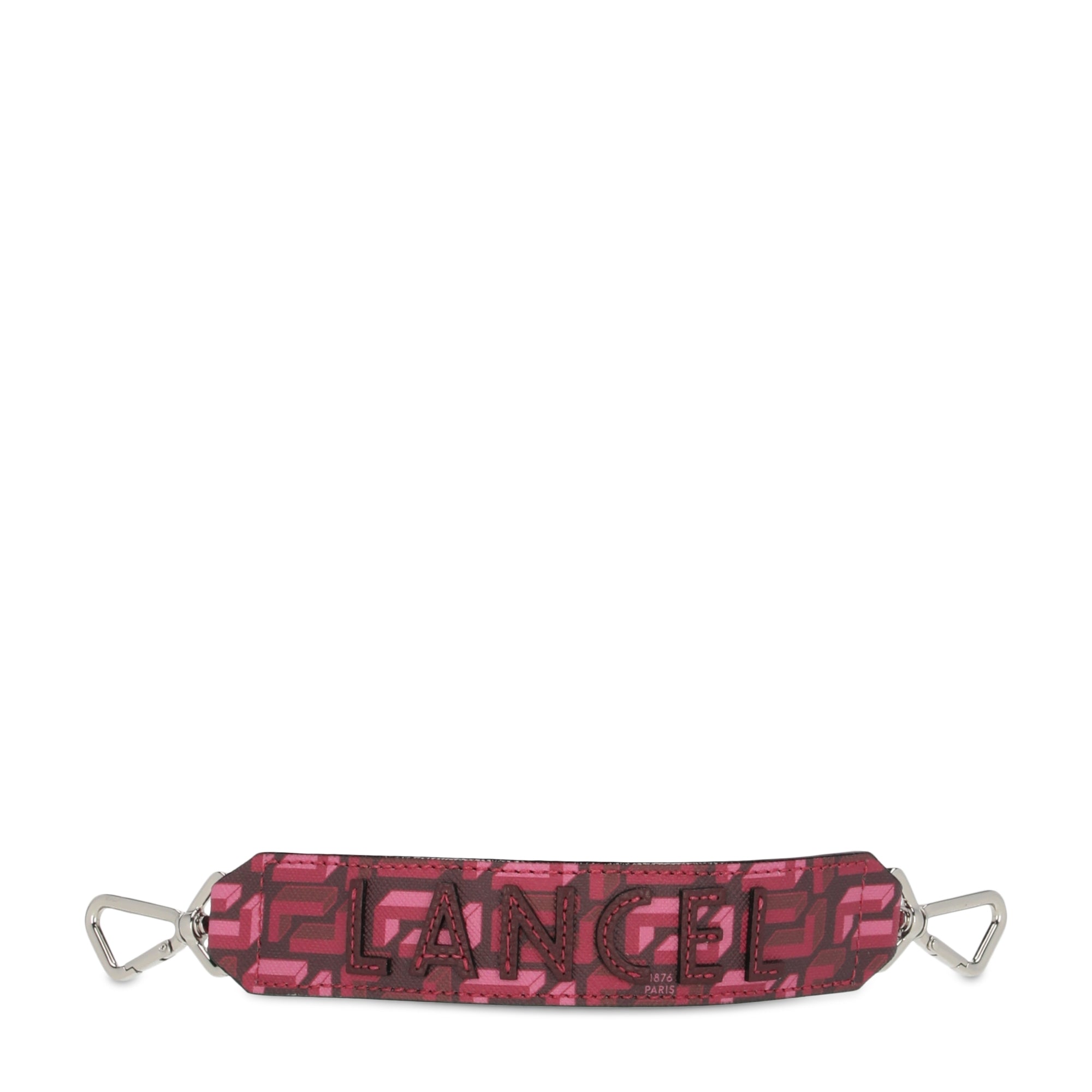 Lanière de sac amovible Lancelgram en cuir - Multicolore Fuchsia