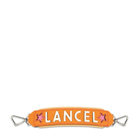 Lanière de sac amovible Ninon en cuir grainé - Multicolore Mandarine