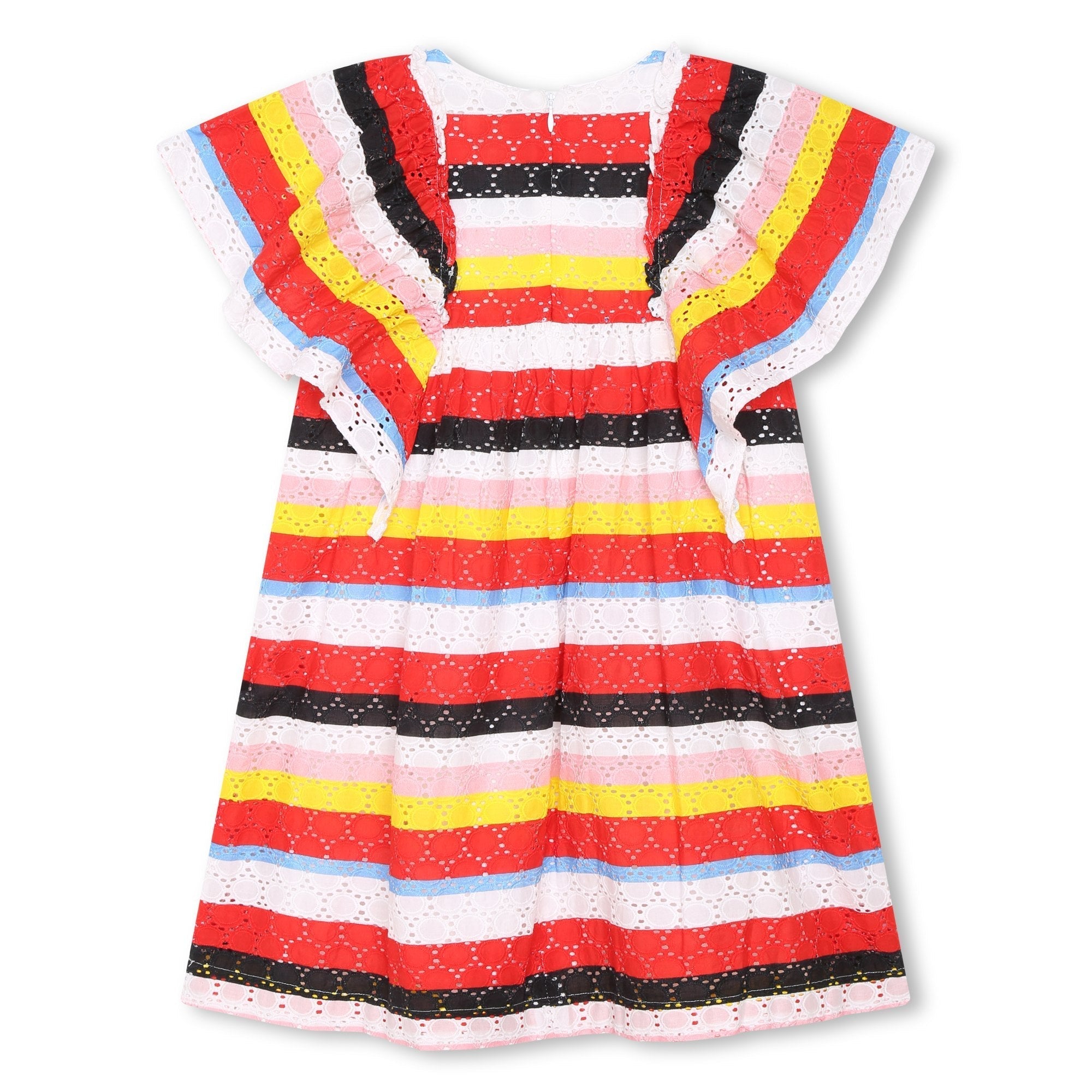 Robe manches courtes en broderie anglaise - Multico