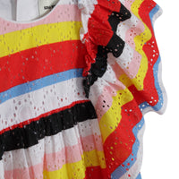 Robe manches courtes en broderie anglaise - Multico