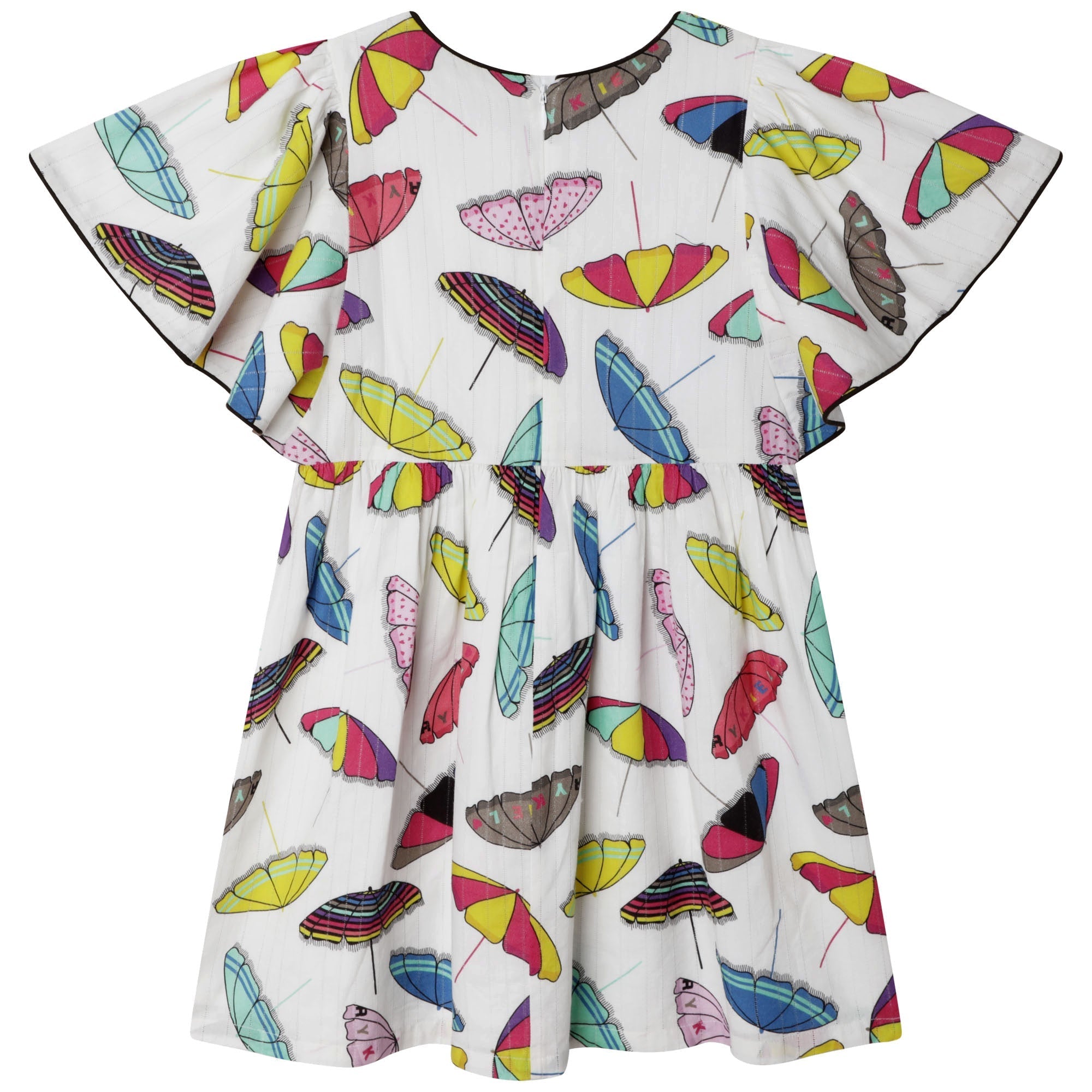 Robe en popeline Parasols - Offwhite