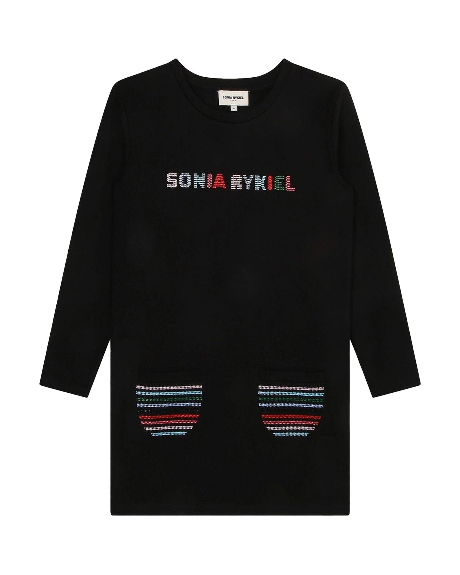 Long-sleeved dress - Black