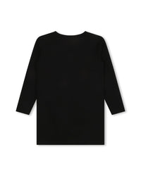 Long-sleeved dress - Black