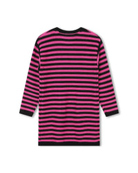 Robe tricotée en coton - Rose Fuchsia