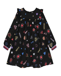 Robe fantaisie en coton - Multicolor