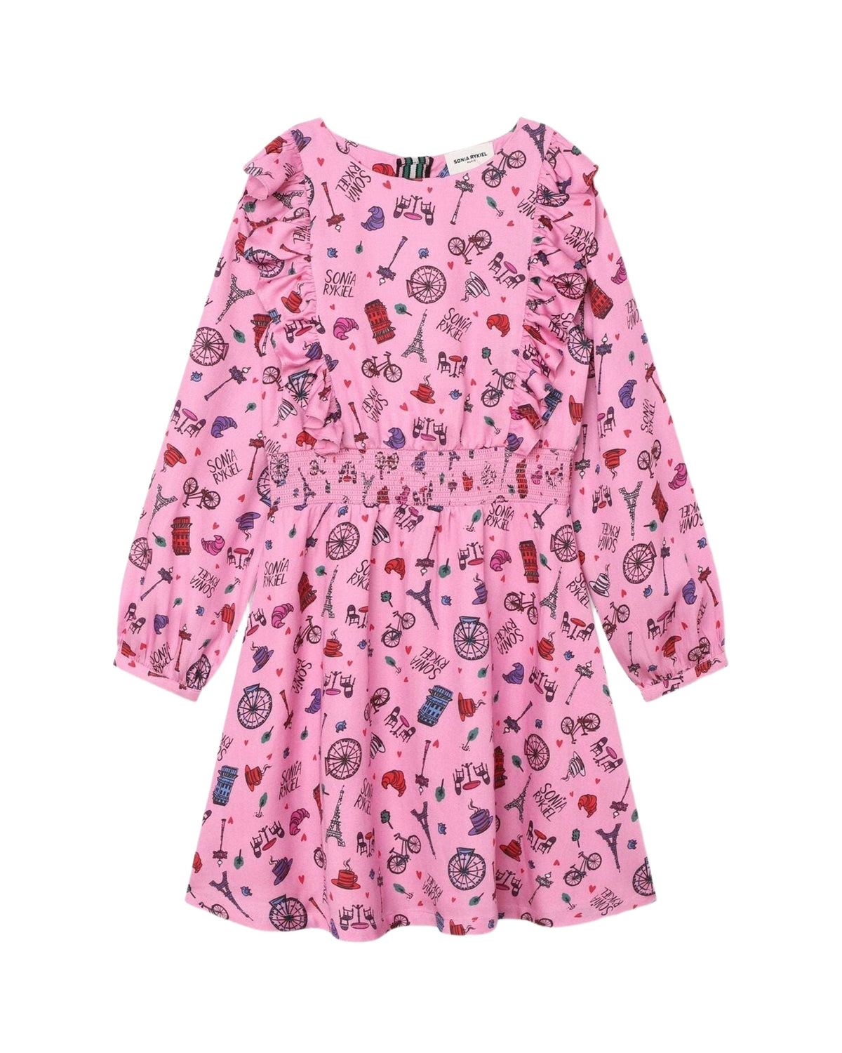Robe à manches longues - Rose Candy
