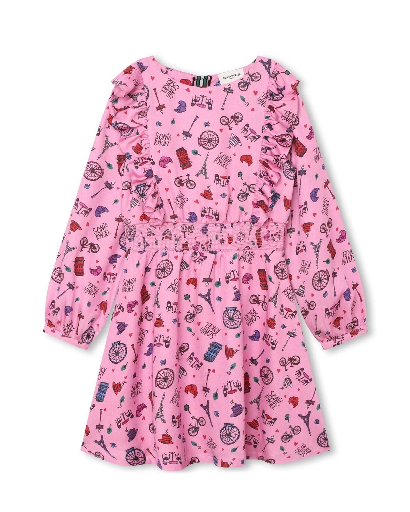Robe à manches longues - Rose Candy