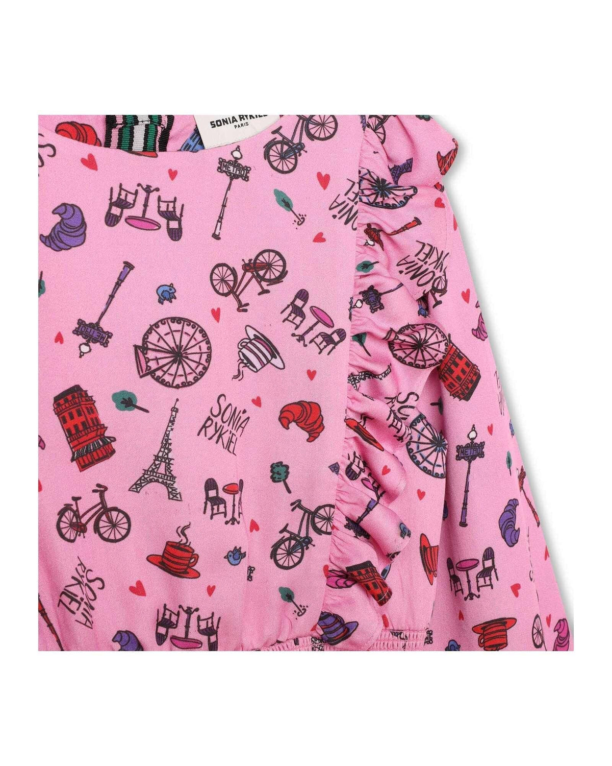Robe à manches longues - Rose Candy