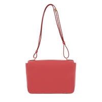 Sac rabat Roxane M en cuir lisse - Pommette