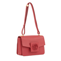 Sac rabat Roxane M en cuir lisse - Pommette