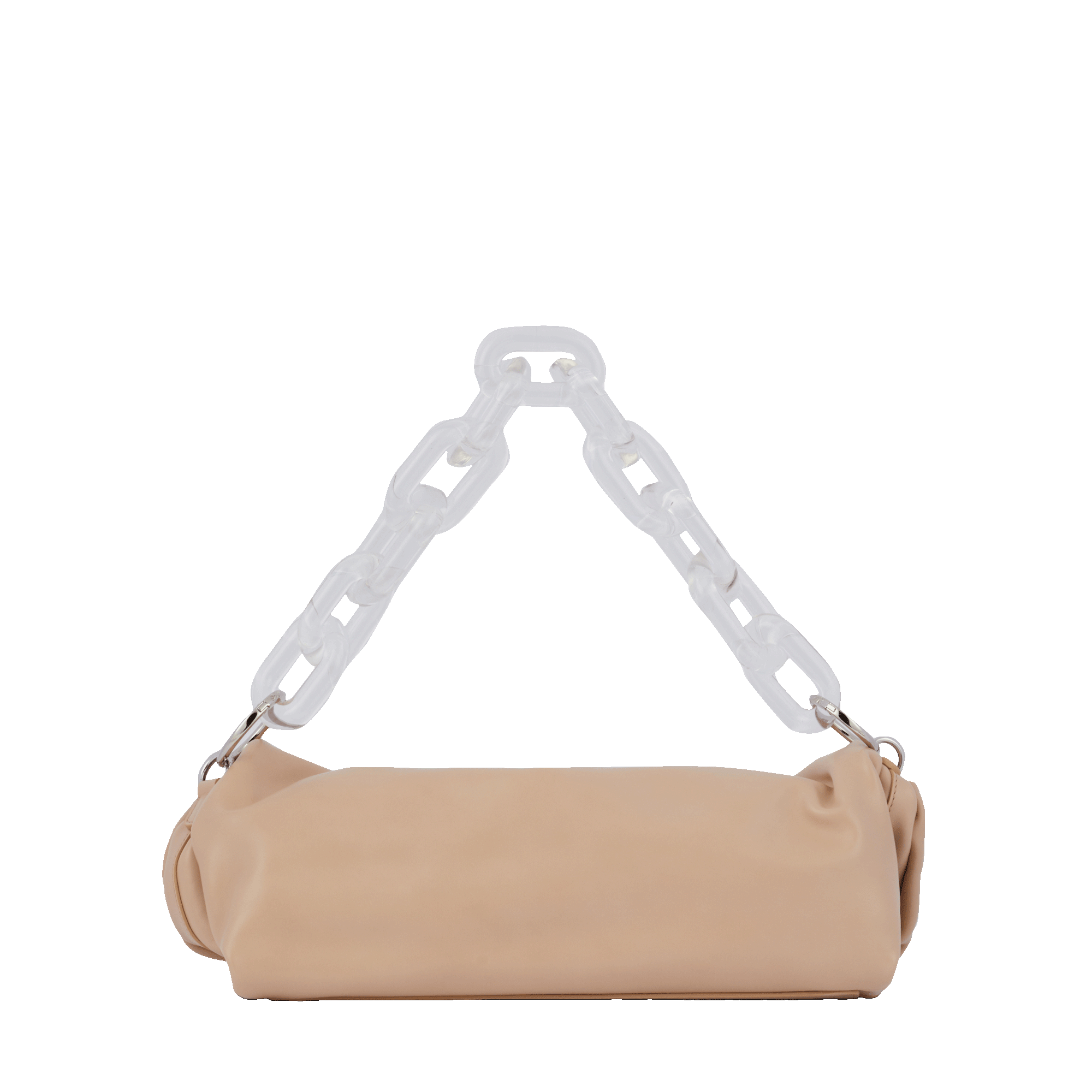Sac porté main Cocoon S en cuir lisse - Cappuccino