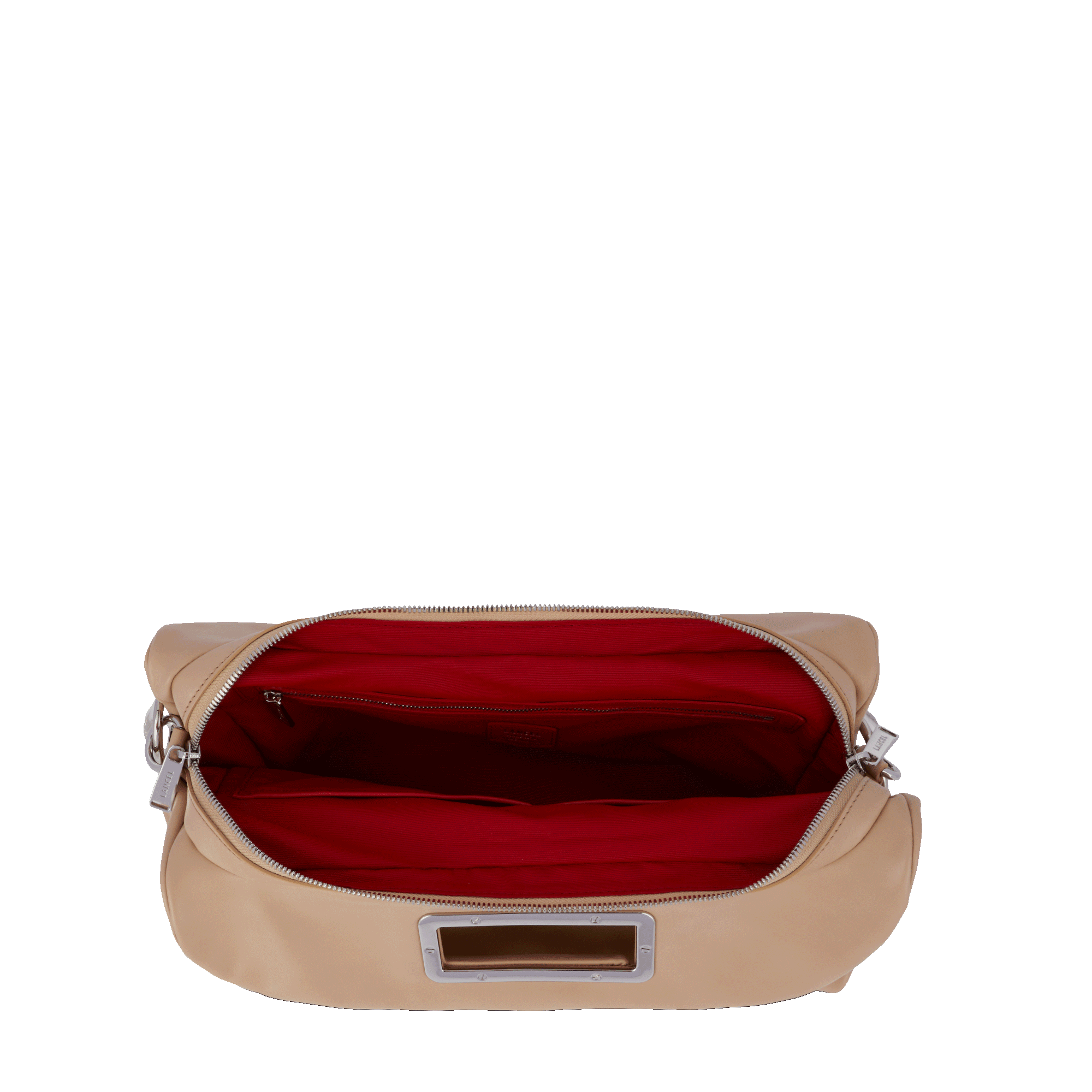 Sac porté main Cocoon S en cuir lisse - Cappuccino