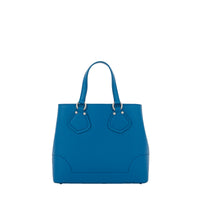 Sac zippé S Neo Izy en cuir - Cobalt