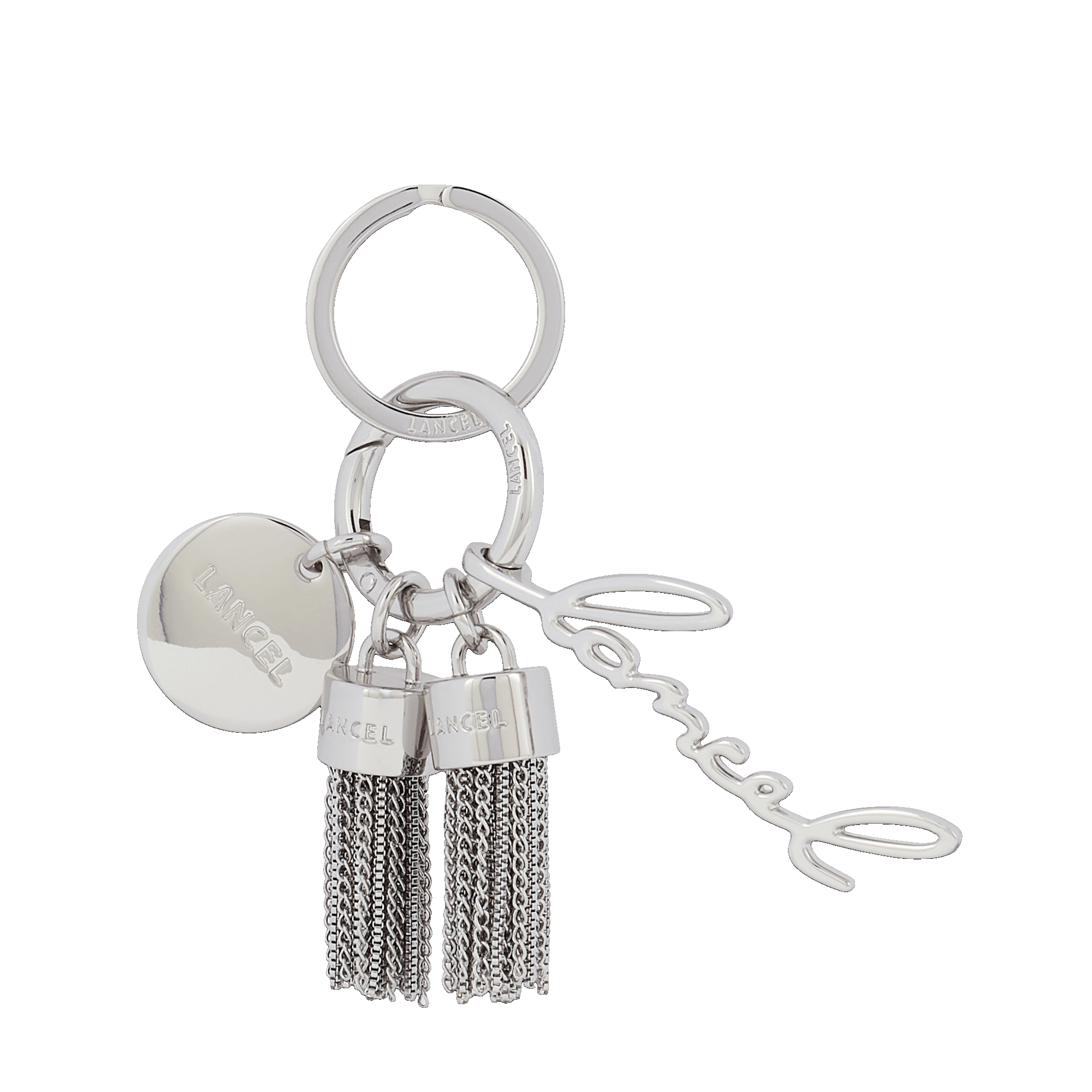 PRIX ARL : 50 // PREMIER FLIRT DE LANCEL - PORTE-CLES MINI POMPON CHAINE