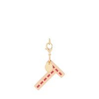 Charm lettre T - Multicolore