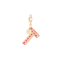 Charm lettre T - Multicolore