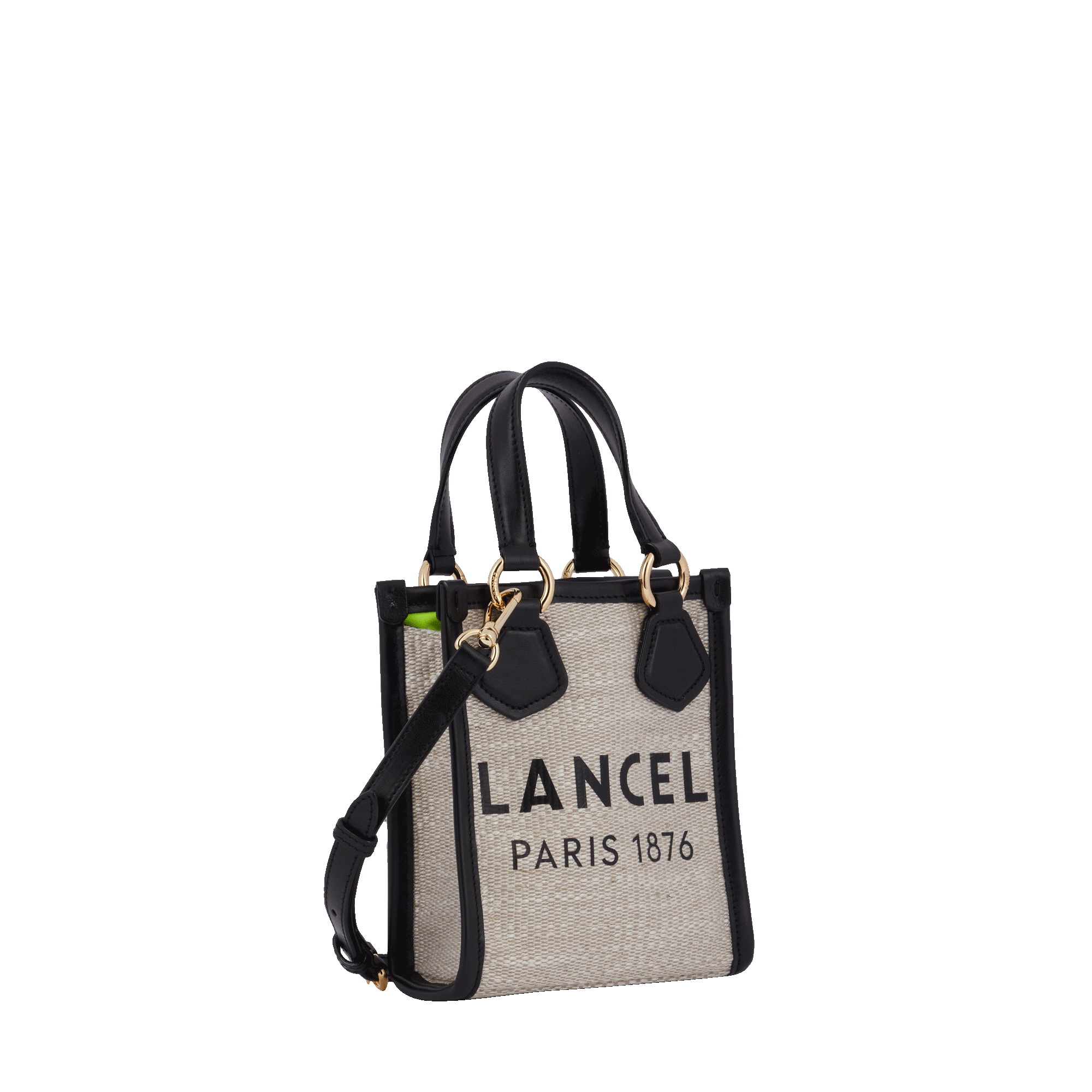 PRIX ARL : 150 // LANCEL TOTE - MINI SAC CABAS VERTICAL ZIPPE