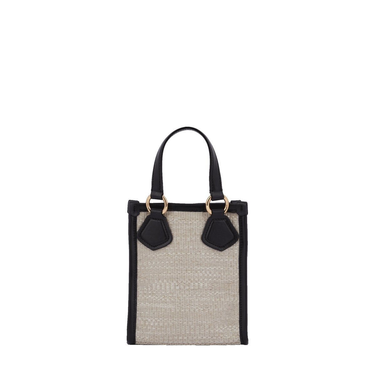 Lancel Tote vertical canvas tote bag with zip - Natural & Black
