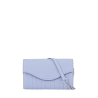 Portefeuille chaîne Rodéo en cuir lisse - Lavande