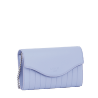 Portefeuille chaîne Rodéo en cuir lisse - Lavande