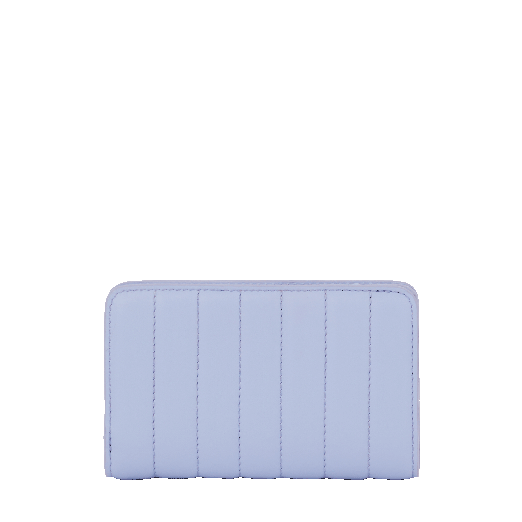 Portefeuille rectangulaire zippé Rodéo en cuir lisse - Lavande
