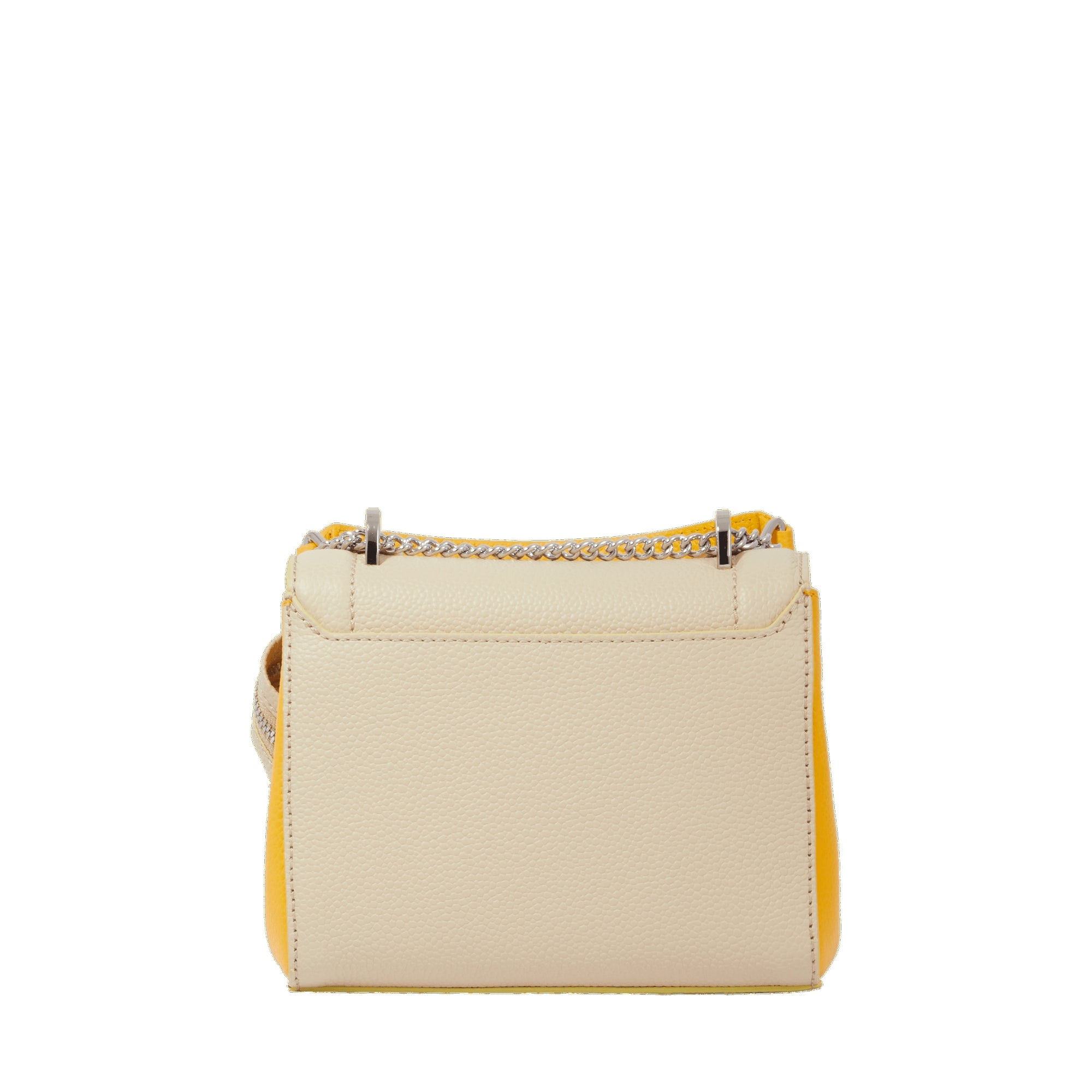 Sac rabat S Ninon en cuir grainé - Multicolore Dune
