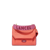 Sac rabat Ninon S en cuir grainé - Multico Cerise