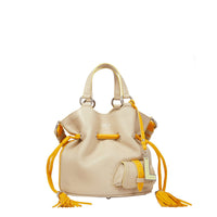 Sac seau S Premier Flirt en cuir - Multicolore Dune