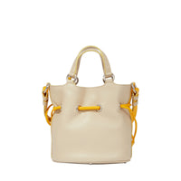 Sac seau S Premier Flirt en cuir - Multicolore Dune