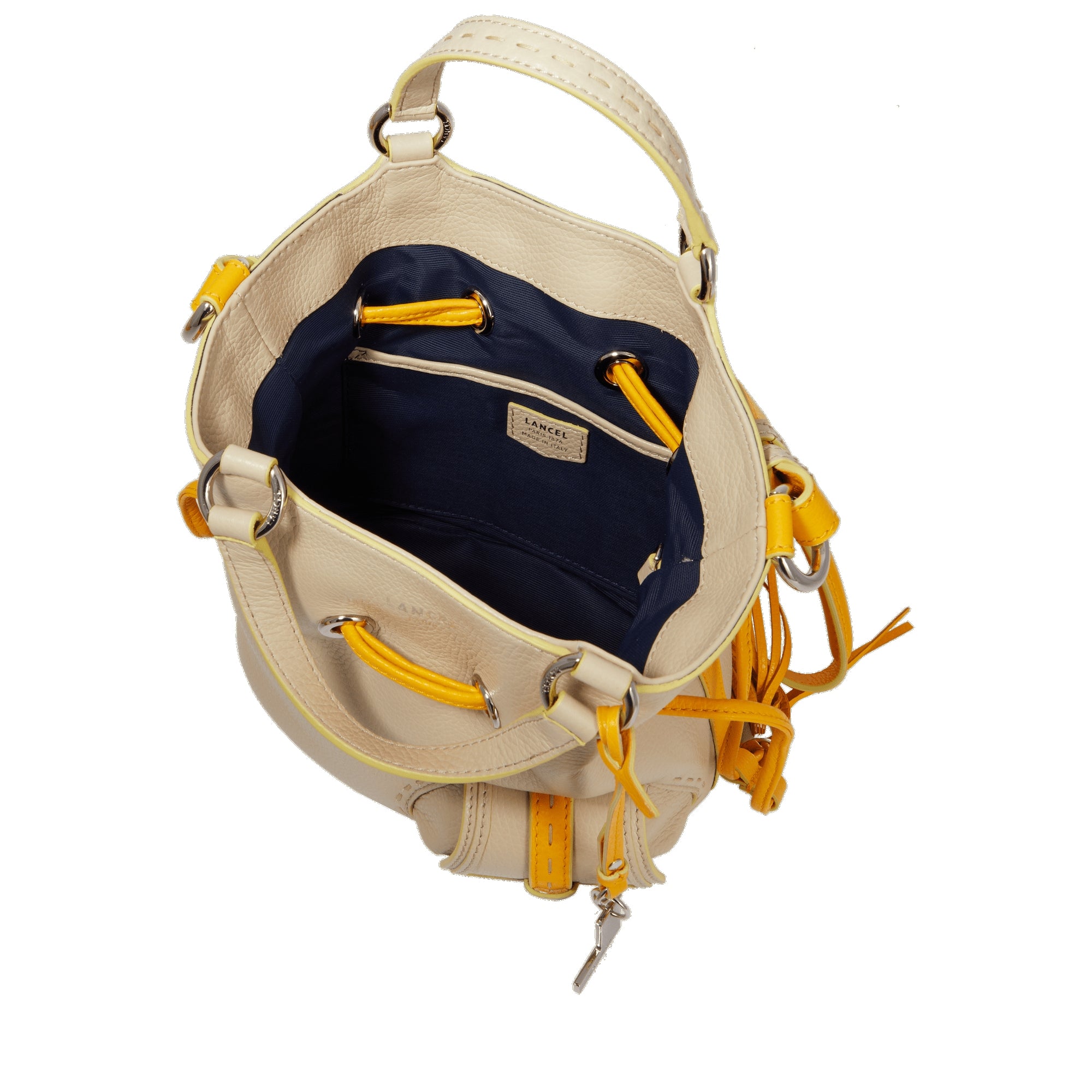 Sac seau S Premier Flirt en cuir - Multicolore Dune