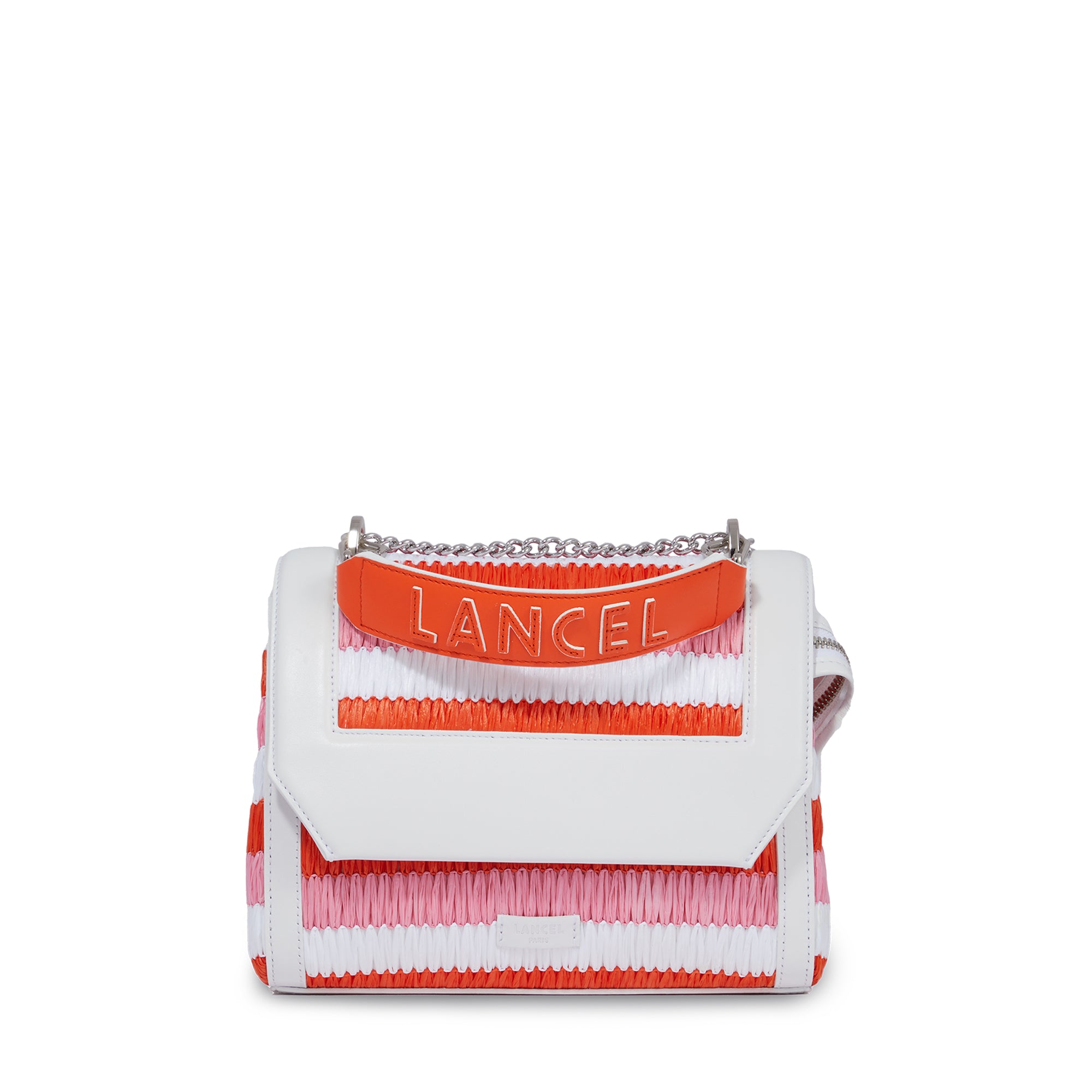 Sac rabat M Ninon en raphia - Multico Capucine