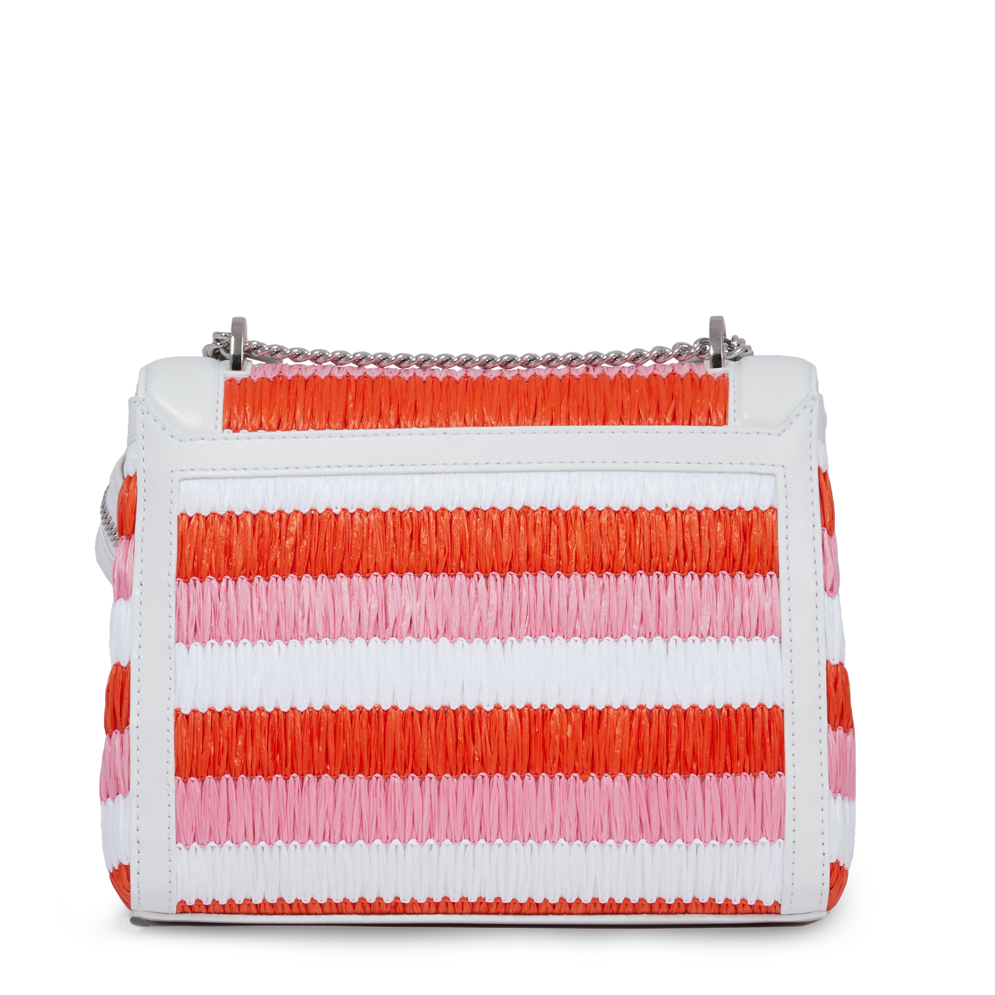 Sac rabat M Ninon en raphia - Multico Capucine