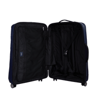 Valise M 4 roues Léo - Bleu pétrole