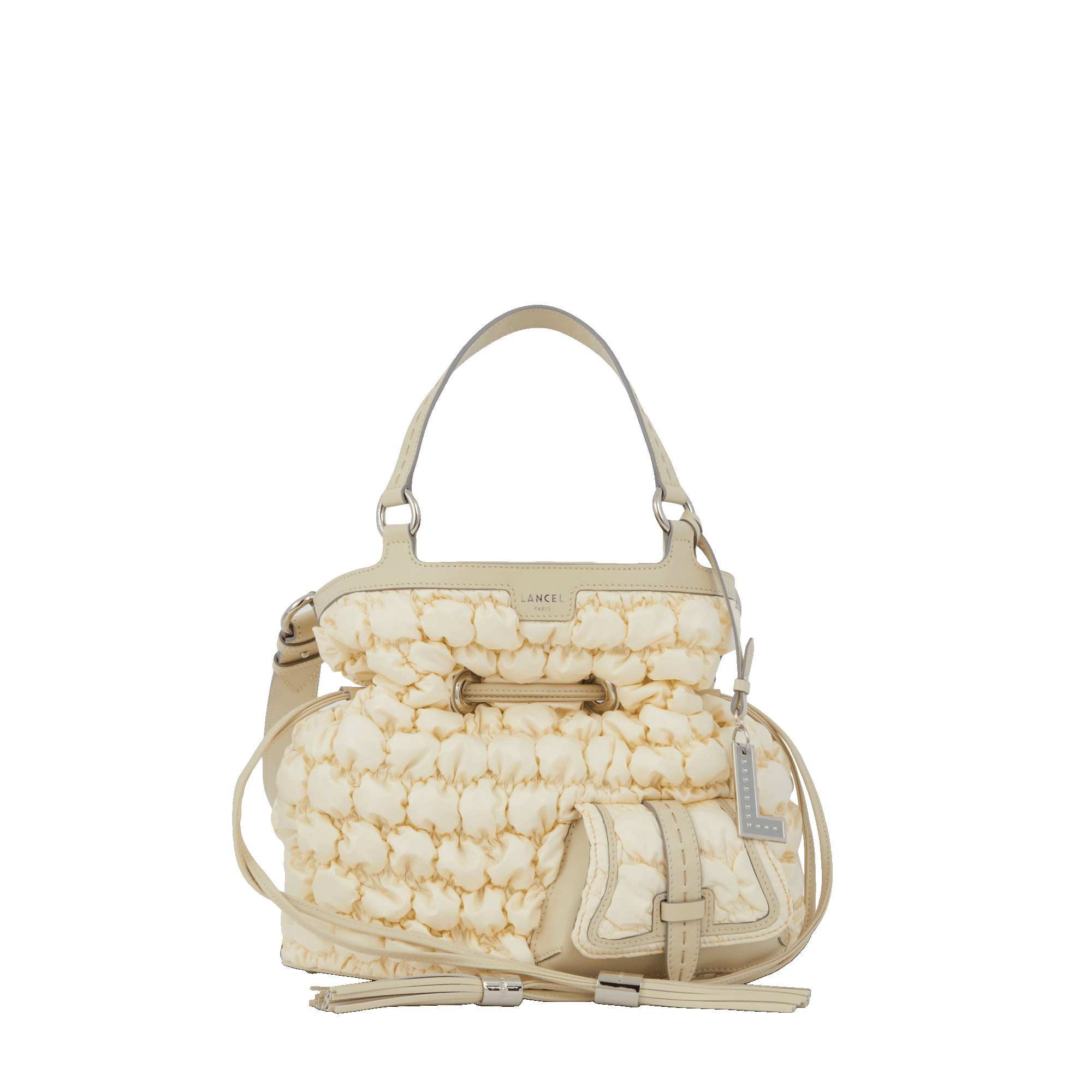 Sac seau Premier Flirt en toile - Crème