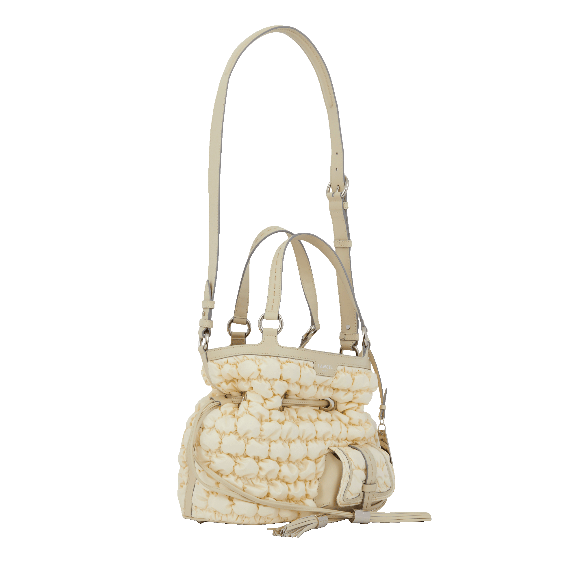Sac seau Premier Flirt en toile - Crème