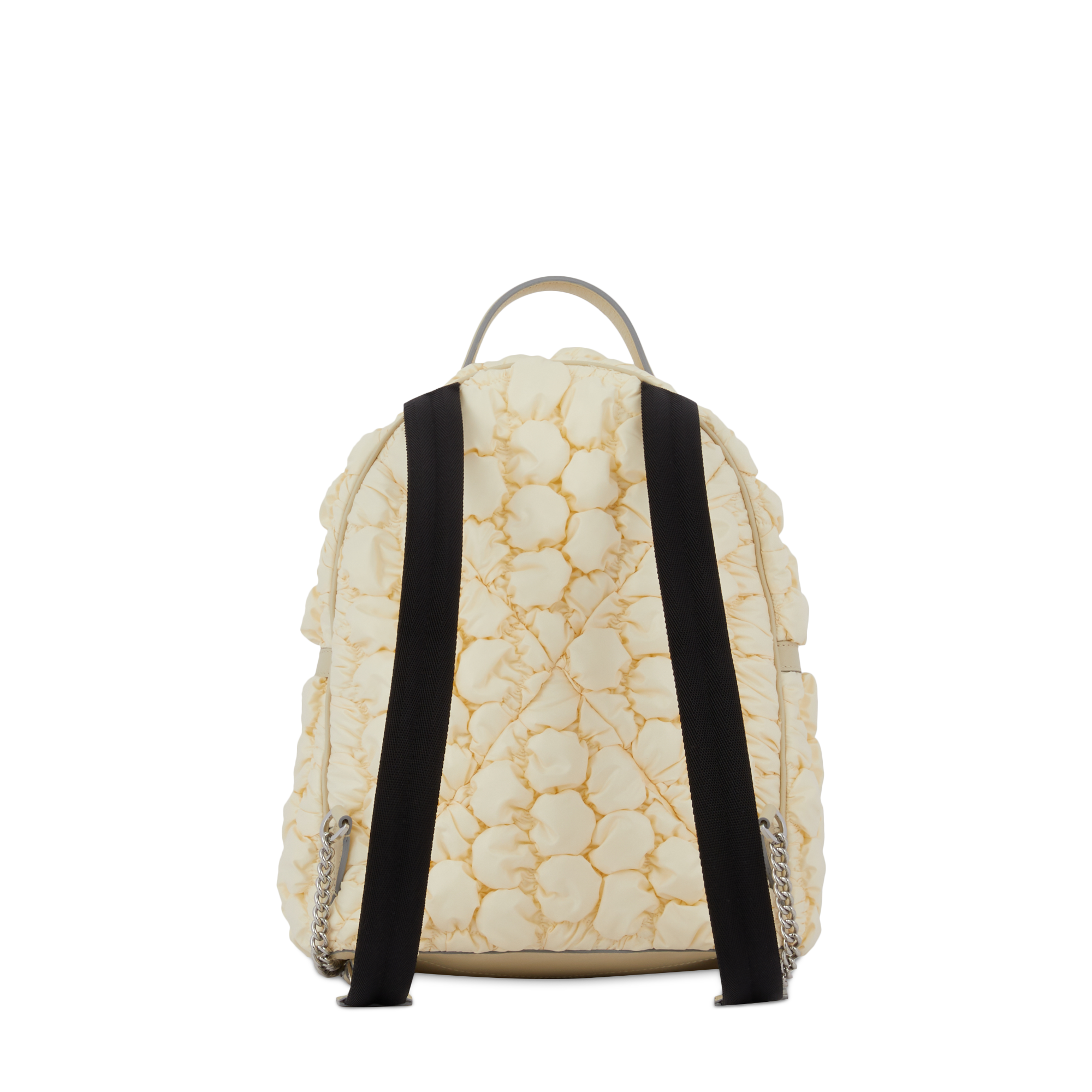 Sac à dos zippé Ninon S en toile - Crème