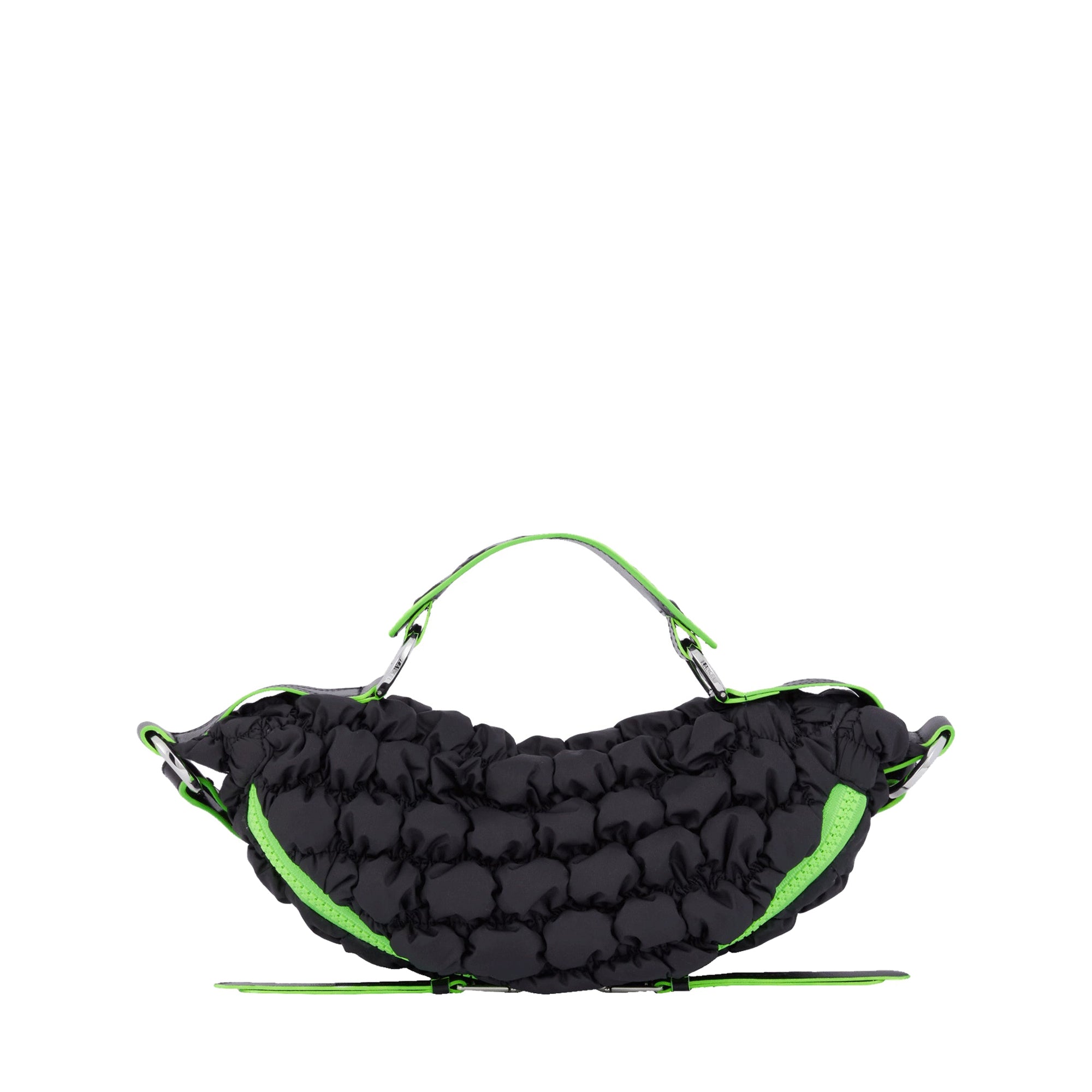 Sac porté croisé zippé S Origami - Multicolore Noir