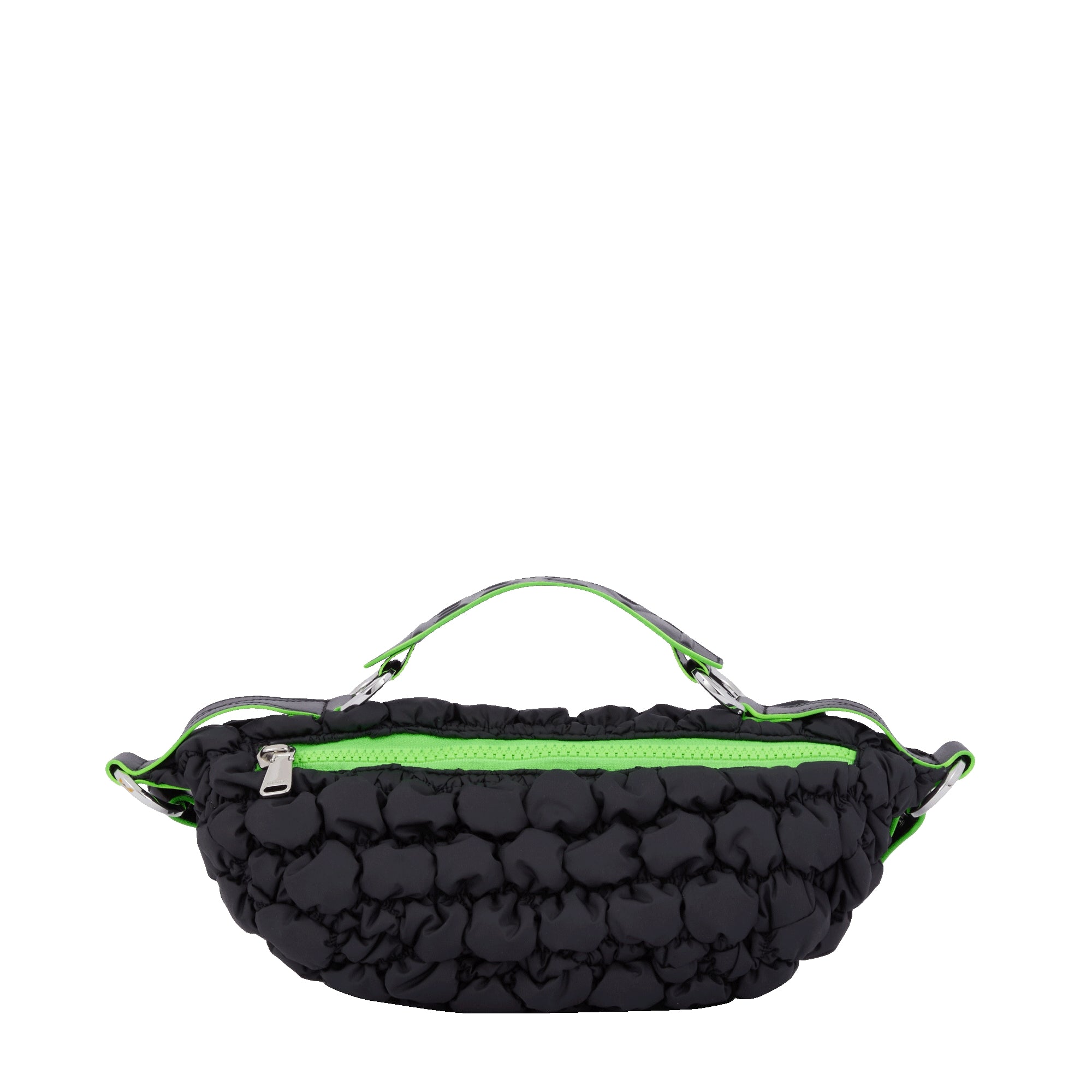 Sac porté croisé zippé S Origami - Multicolore Noir