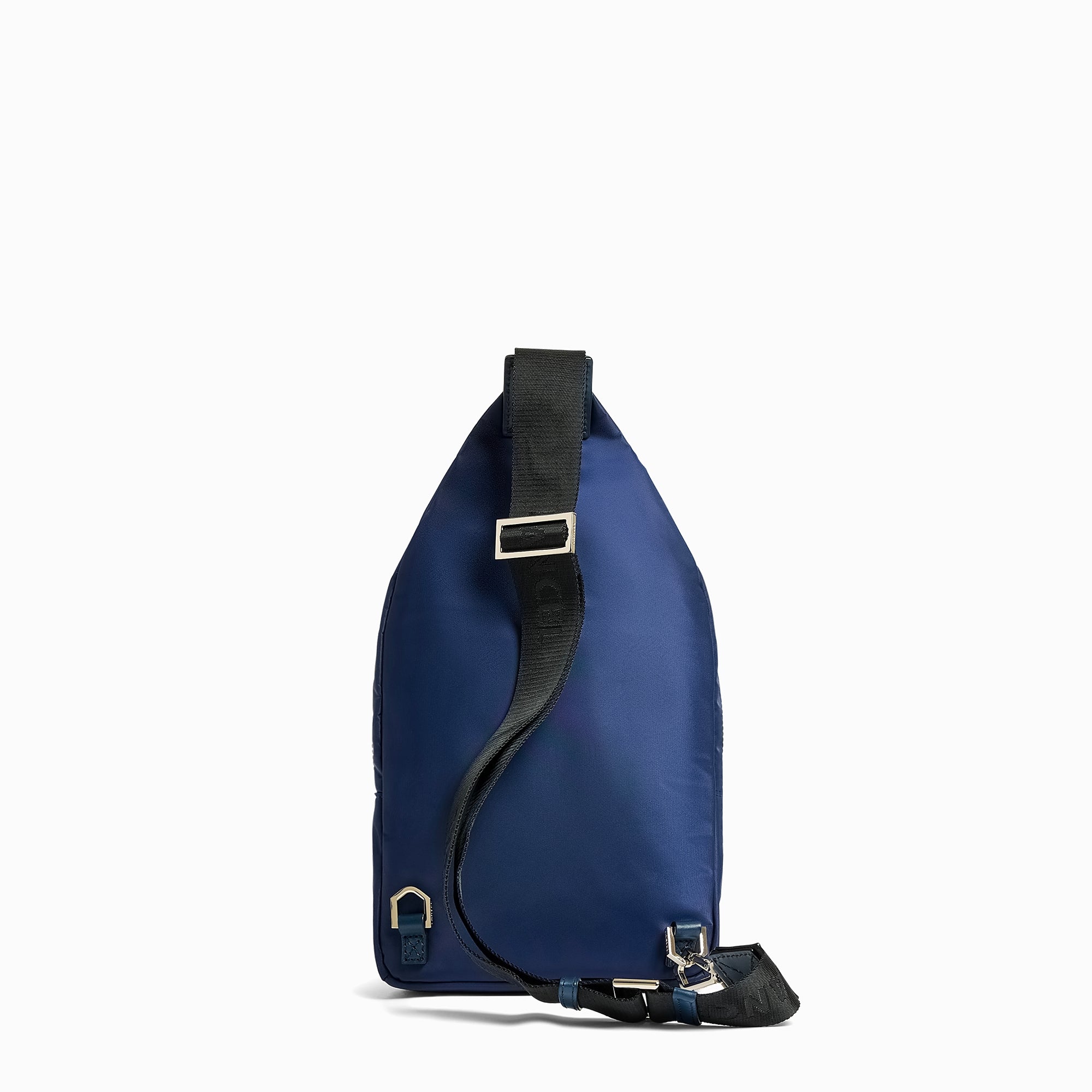 Sac à dos Léo bandoulière en toile - Bleu pétrole