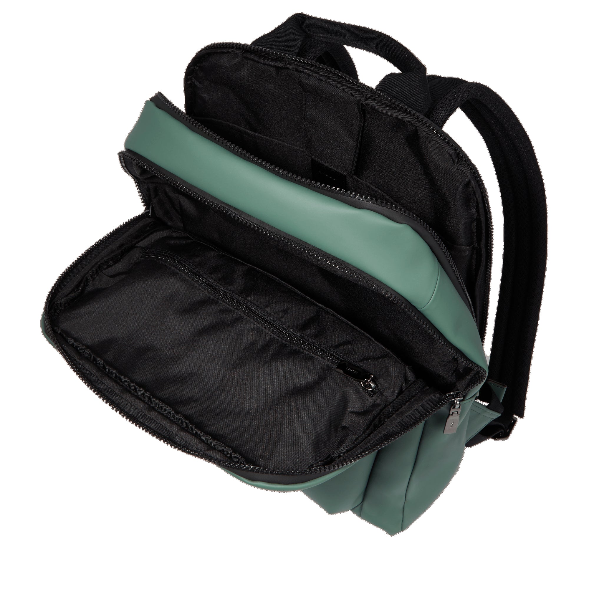 Sac à dos 2 com zippé Victor - Jade foncé