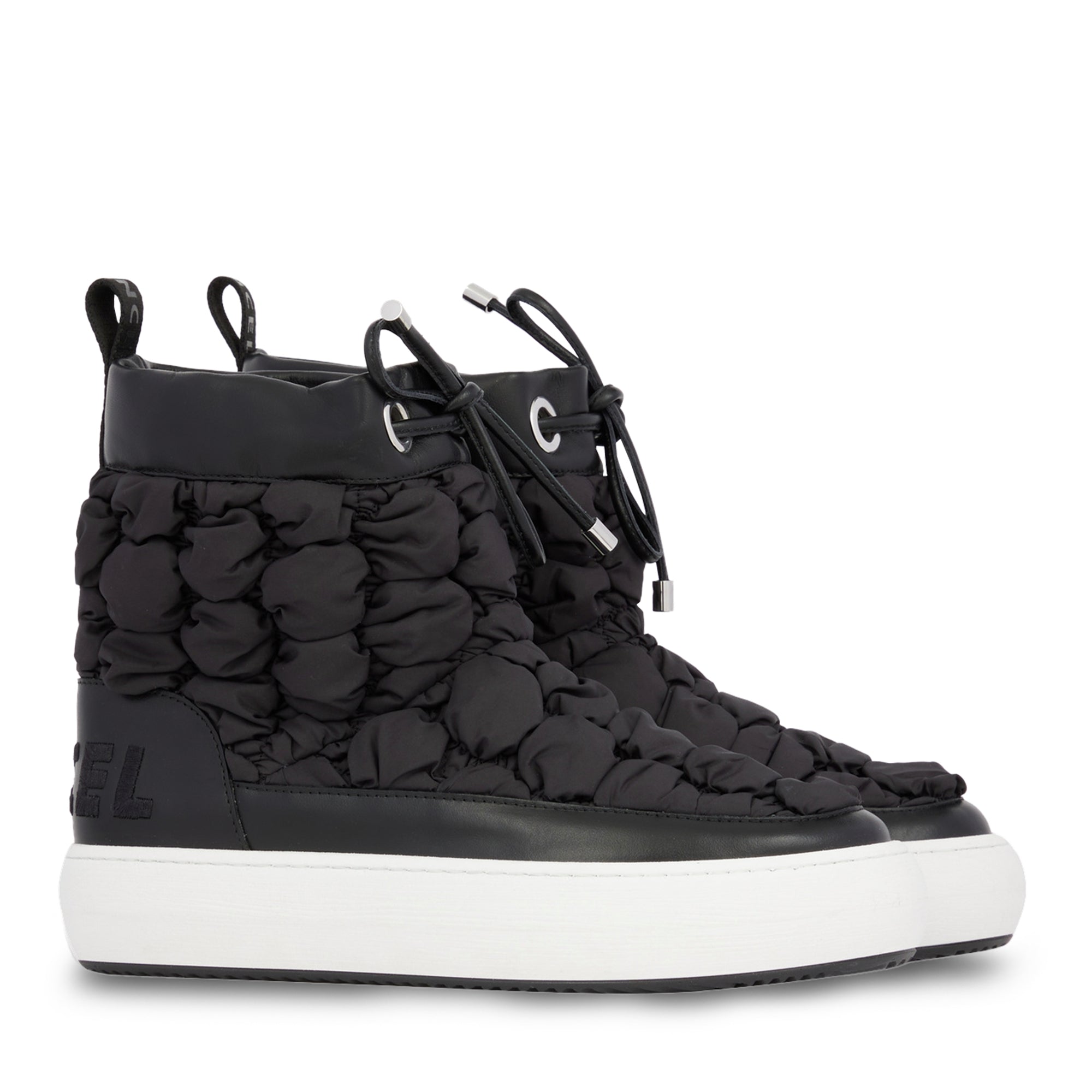 Bottines matelassées Bubble - Noir