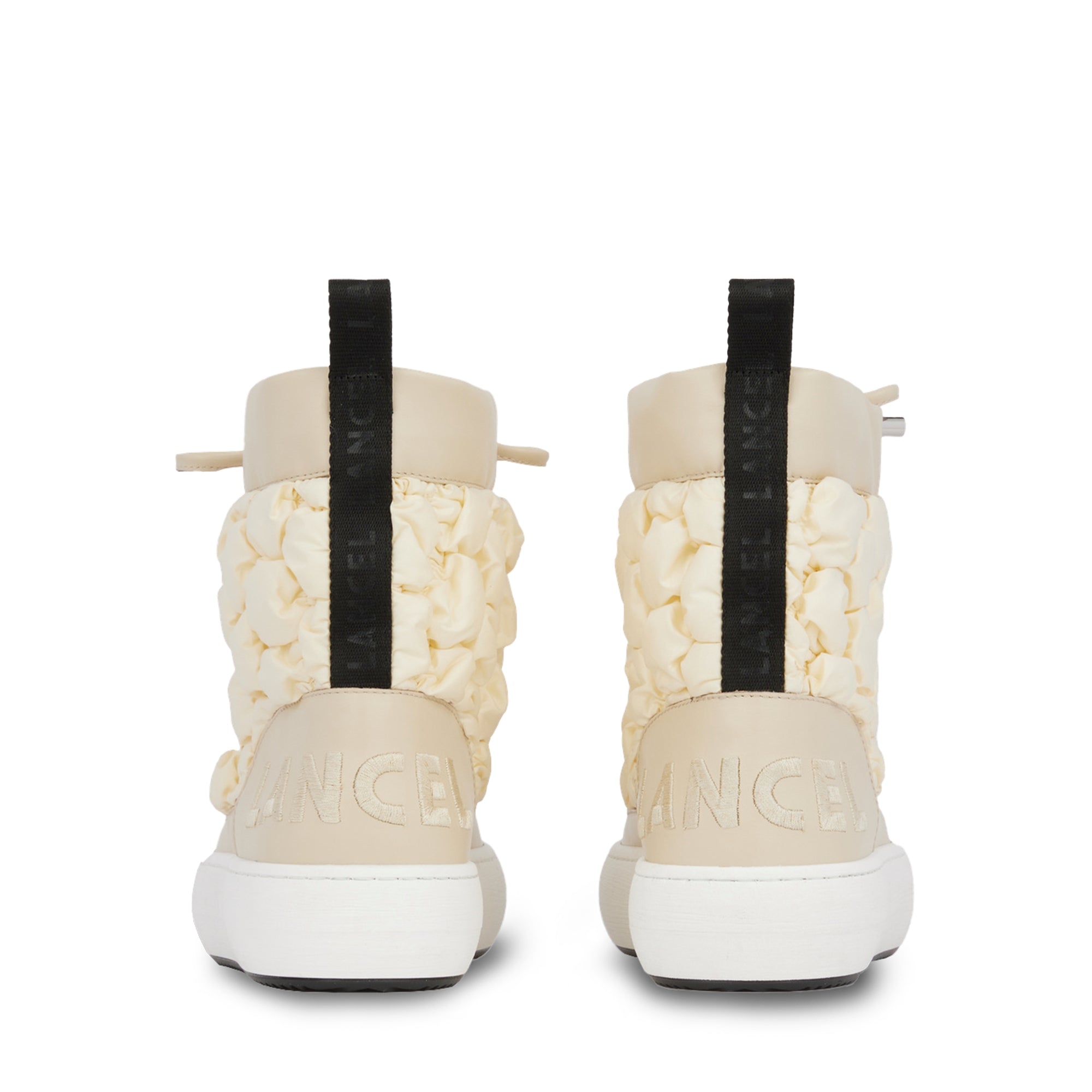 Bottines matelassées Bubble - Crème